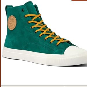 Green SUEDE HI TOP | PF FLYERS